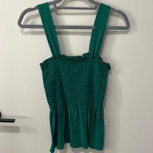 Anthropologie Green Top